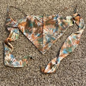 fashion classic collection handkerchief top- multicolor medium